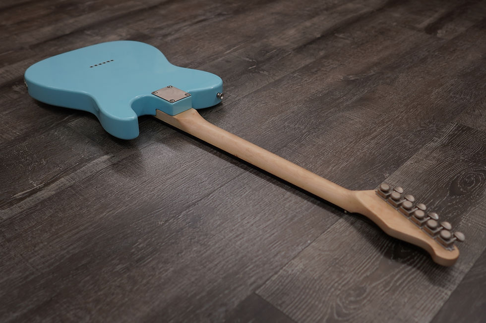 Thumbnail: AIO TC4 Left-Handed Electric Guitar - Sonic Blue (Brown Pickguard)