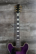 Thumbnail: AIO SH-335 Left Handed Semi-Hollow Electric Guitar - Purple Burst