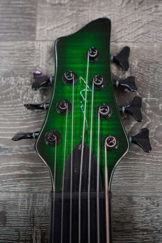AIO S11-7 Left-Handed Bass - Green Burst | Your Next Custom AIO l