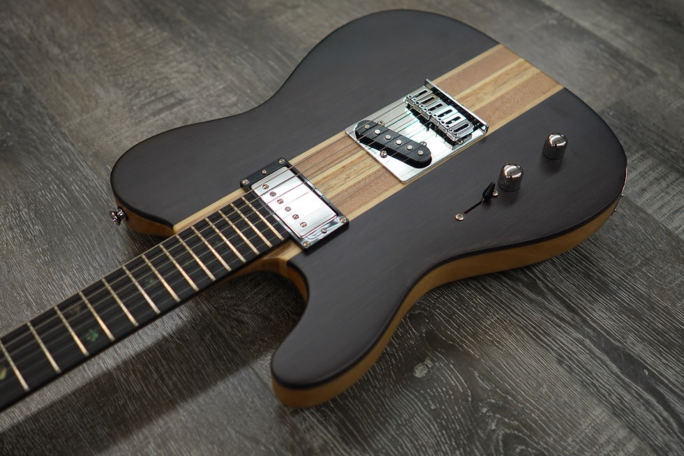 Thumbnail: AIO TC1-H Left-Handed Electric Guitar - Dark Walnut *Humbucker Neck Pickup