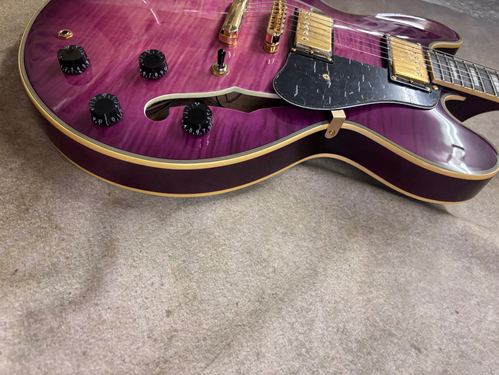 AIO SH-335 Semi-Hollow Electric Guitar - Purple Burst | Your Next