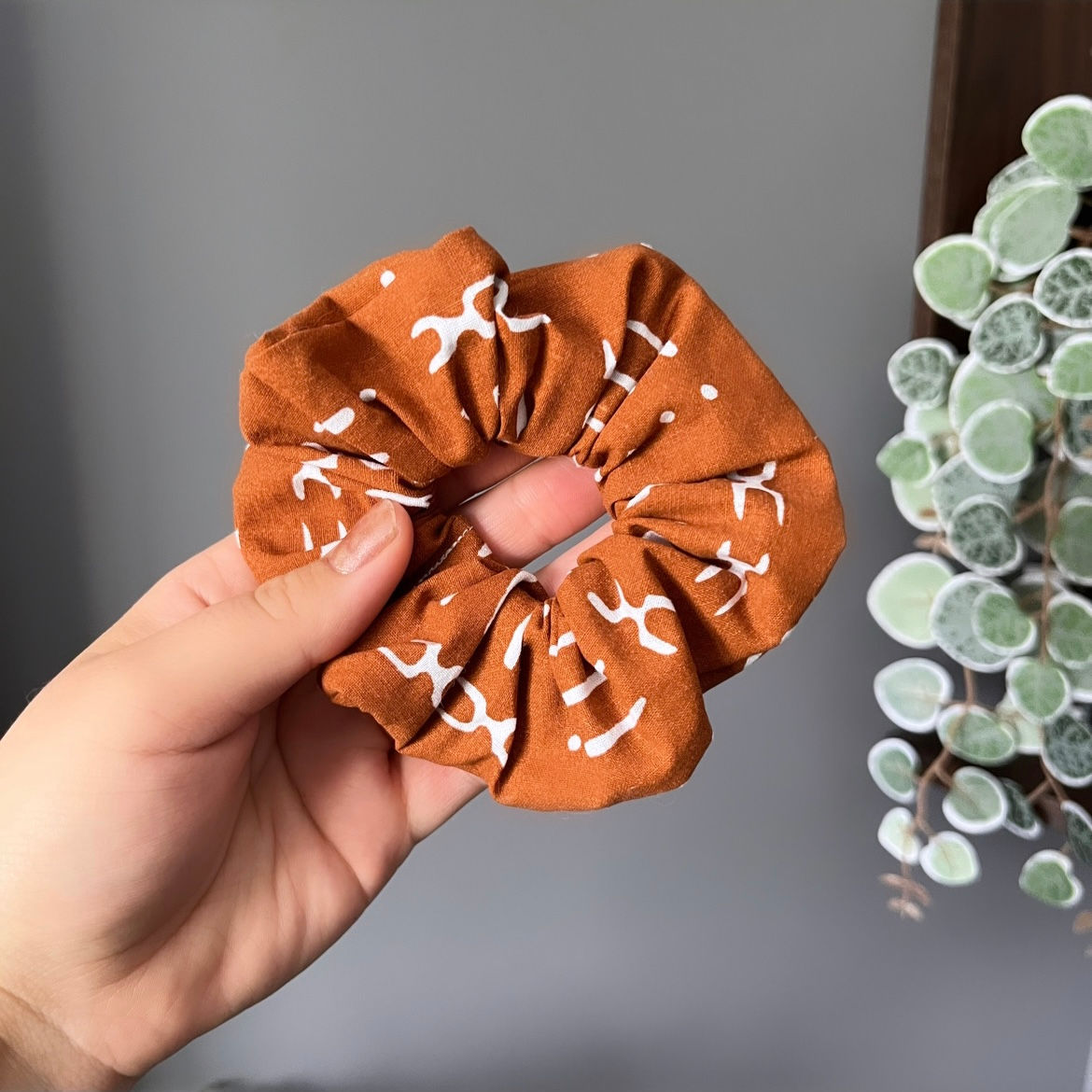 Rust Scrunchie
