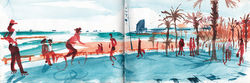 roller and Barceloneta