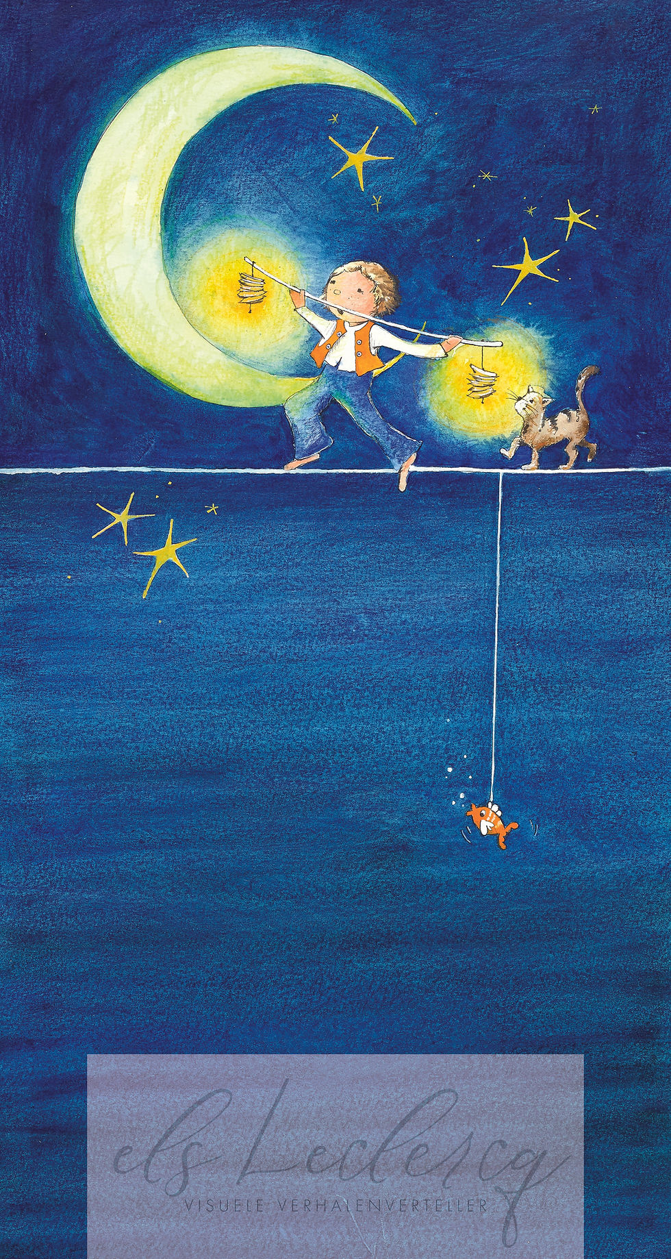 Thumbnail: Aquarel "MANEDANSERS"