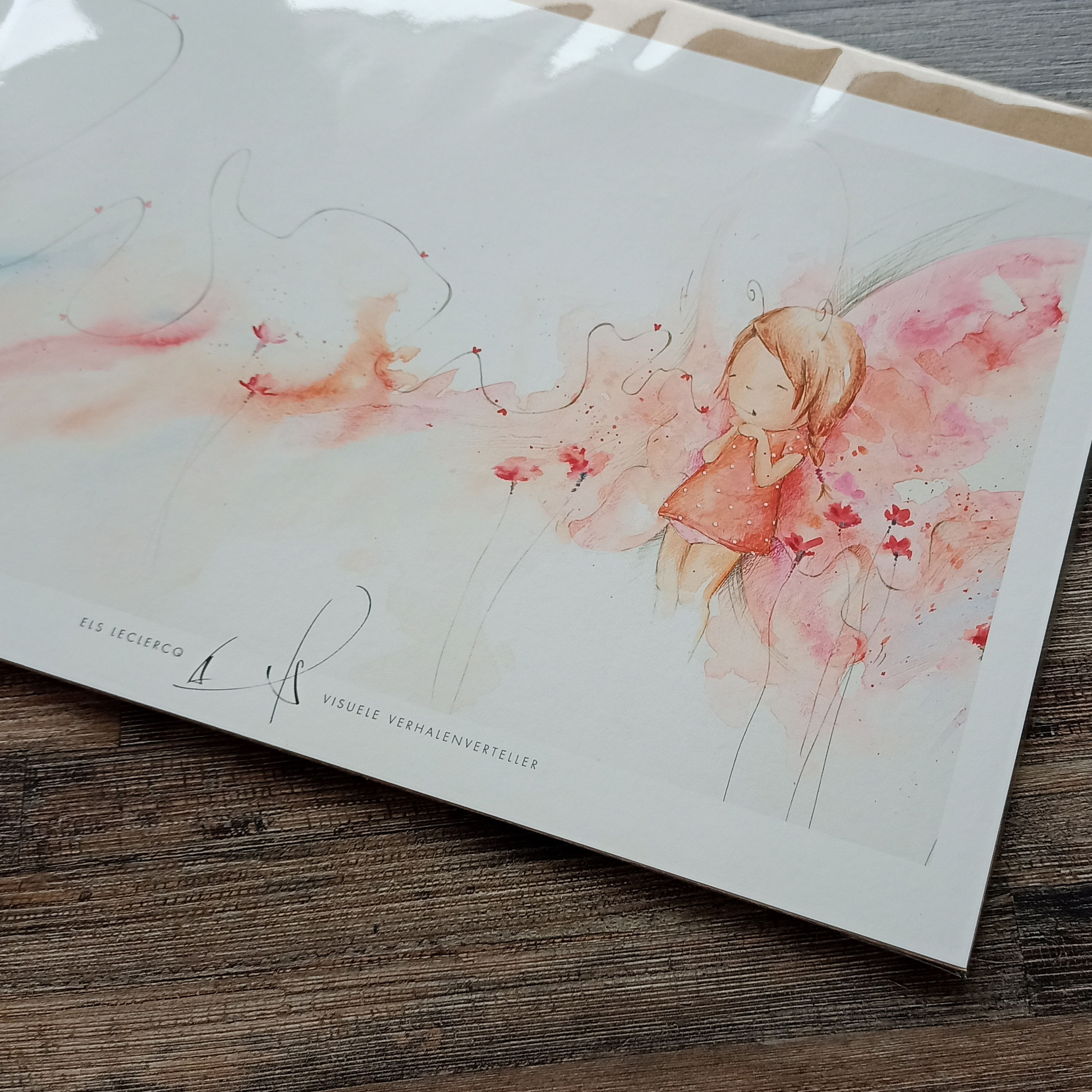 Fine art print - VLINDERKIND - 20x30 cm