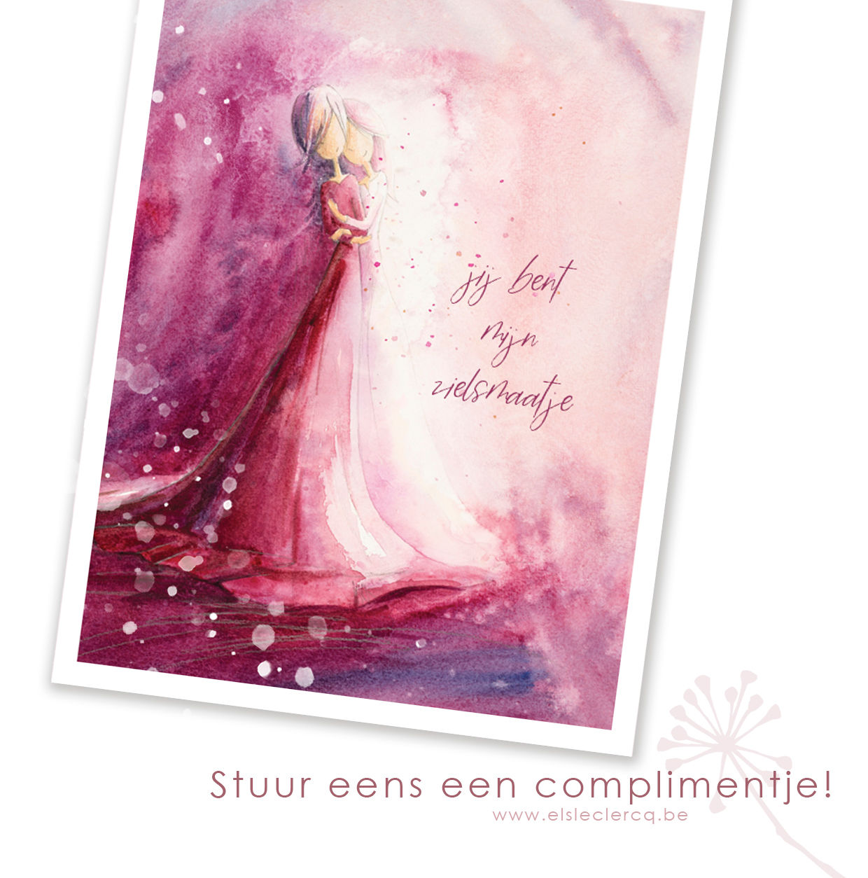 COMPLIMENTJE – Jij bent mijn zielsmaatje