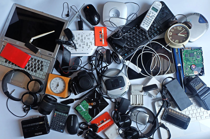 Variety of Old Electronics