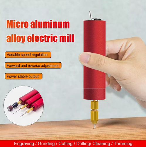 Portable Ini Electric Drills Handheld Icro USB Drill With 3pc Bits DC