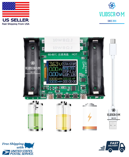 Modulo Tester Di Misurazione Della Capacità Della Batteria Al Litio 18650 461191746 - Foto 8