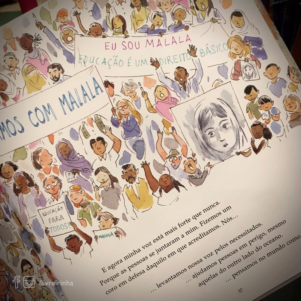 Malala e seu lápis mágico