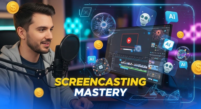 Screencasting Mastery Program: Record, Edit & Monetize with AI Tools