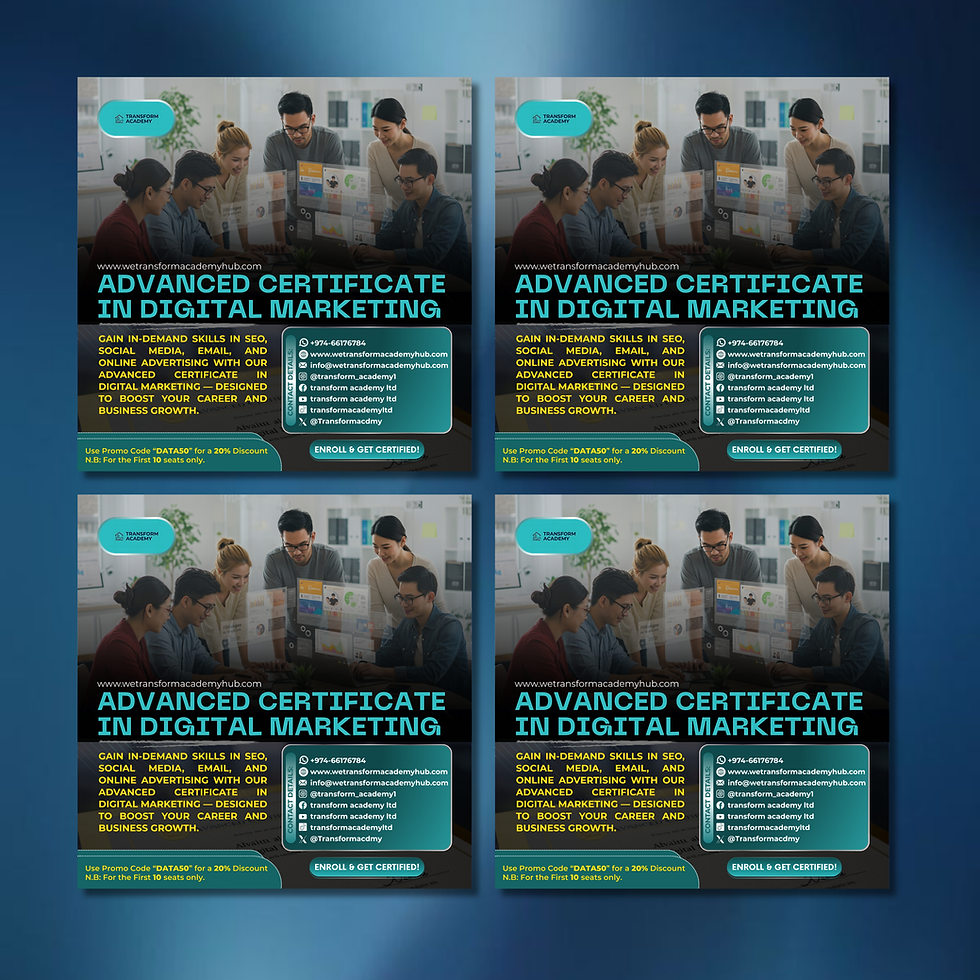 Advanced Digital Marketing Certificate