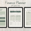 Miniature : Editable Finance Planner – Printable PDF & Canva Template