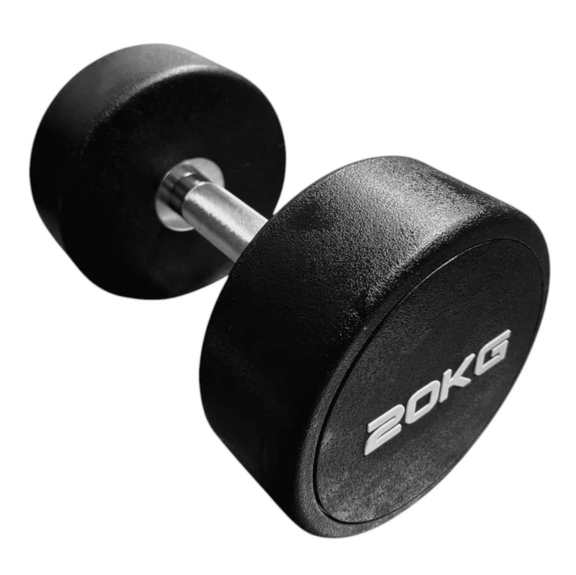 Rubber Round Dumbbell 20kg Commercial Gym Free Weight