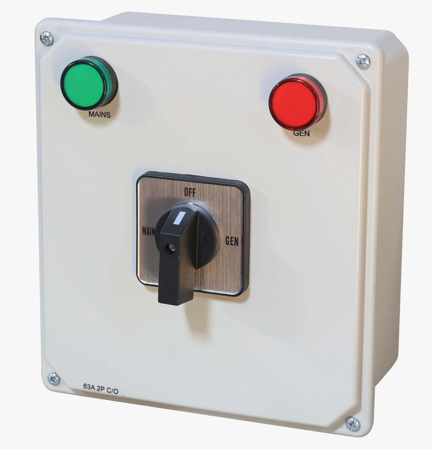 Manual transfer switch for solar flood light system