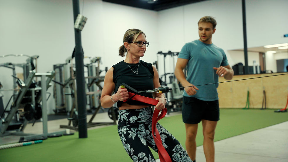 Privite personal training lat pulls