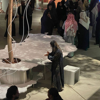 One Tree ID - Eucalyptus nicholii, installation view, Diriyah Art Futures, Riyadh, SAU, 2026 © AMB 