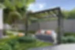 projeto de paisagismo - pergolado - jardim - edificio residencial - sao paulo