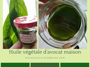 L'huile végétale d'avocat maison