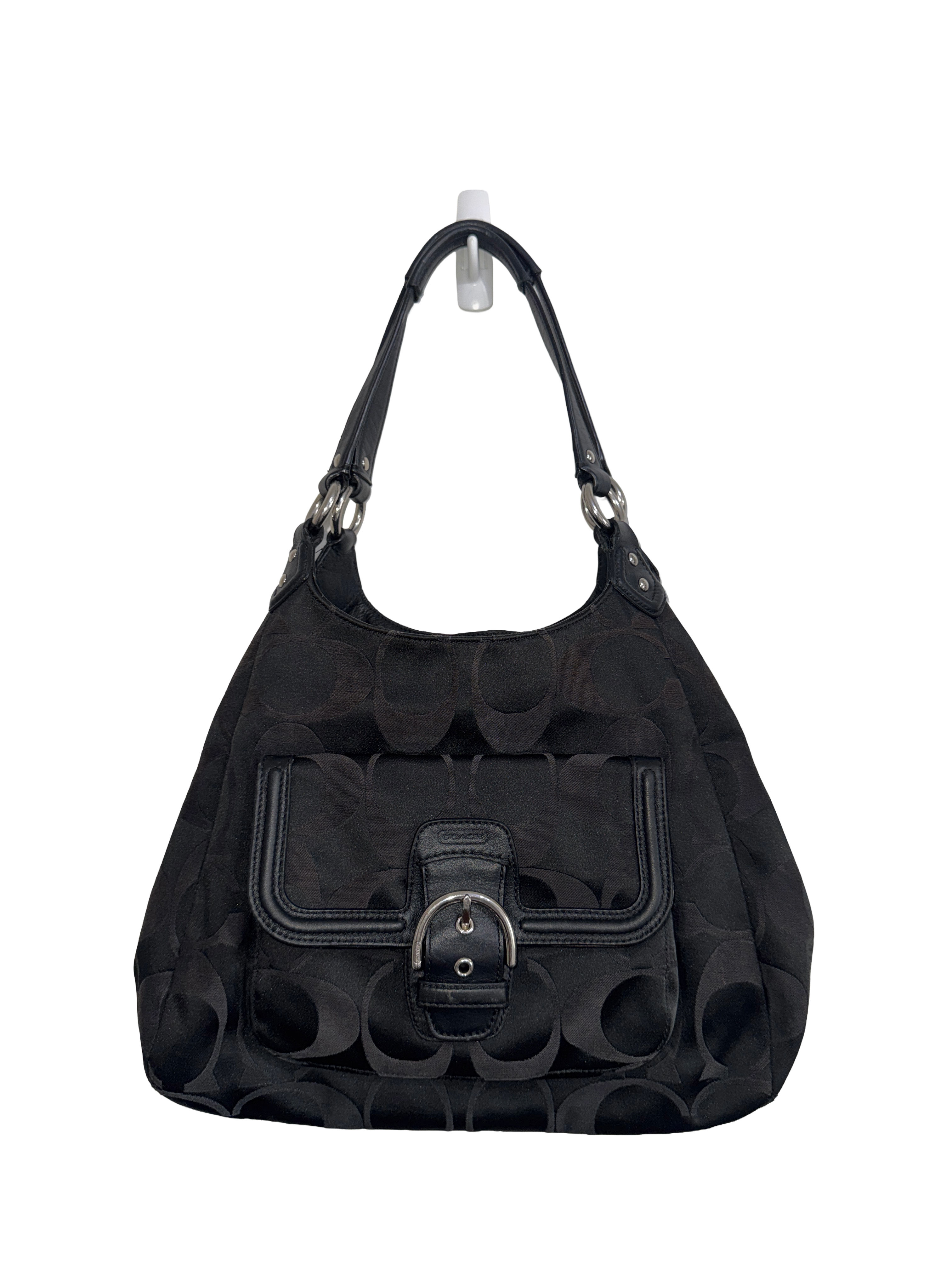 Coach F24742 Campbell Signature Hobo Shoulder Bag