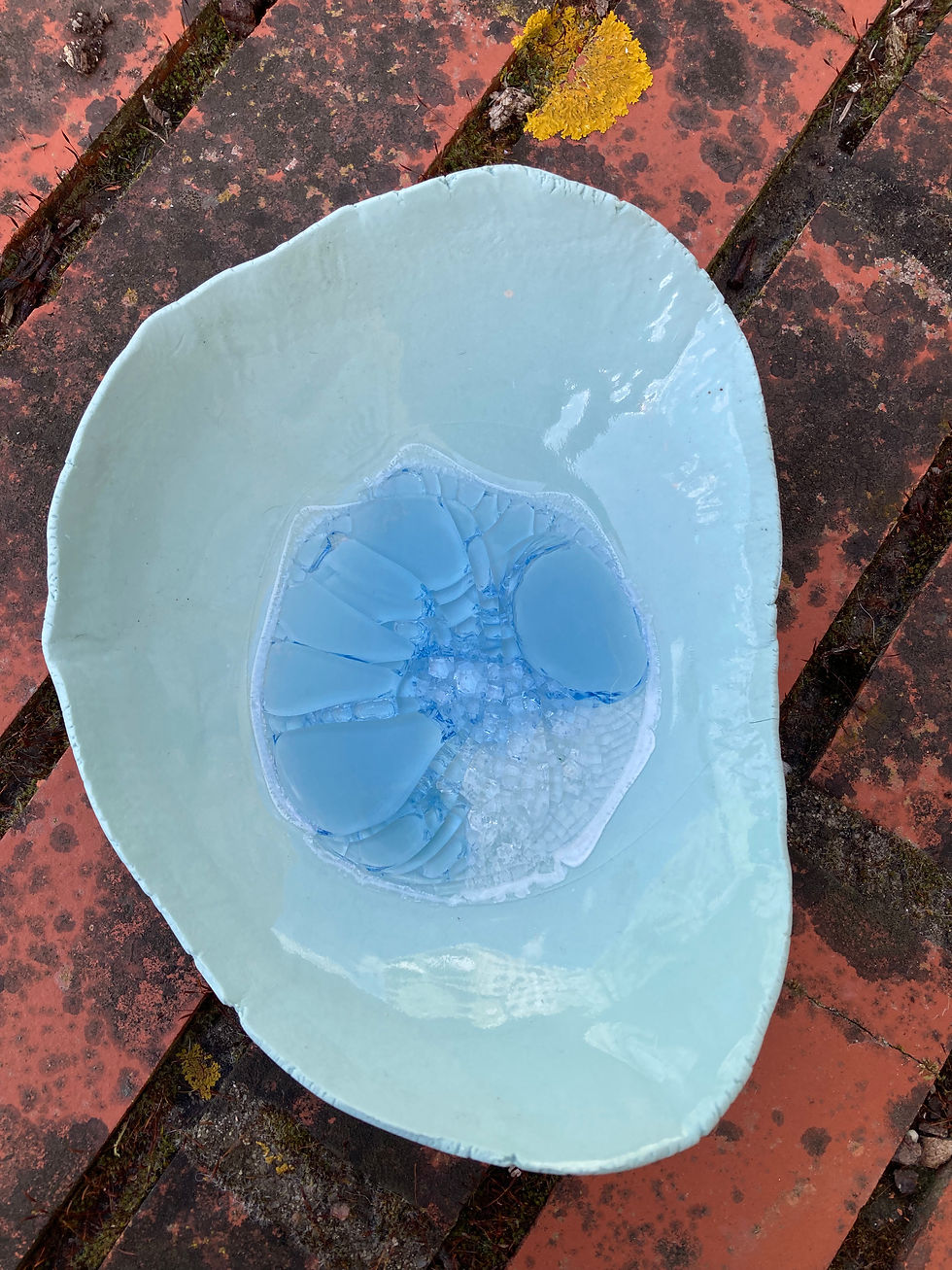 Miniatura: Taça Oval vidro