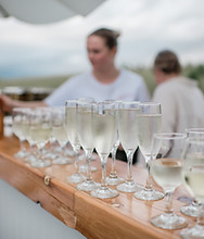 Glassware and table settings available for event hire