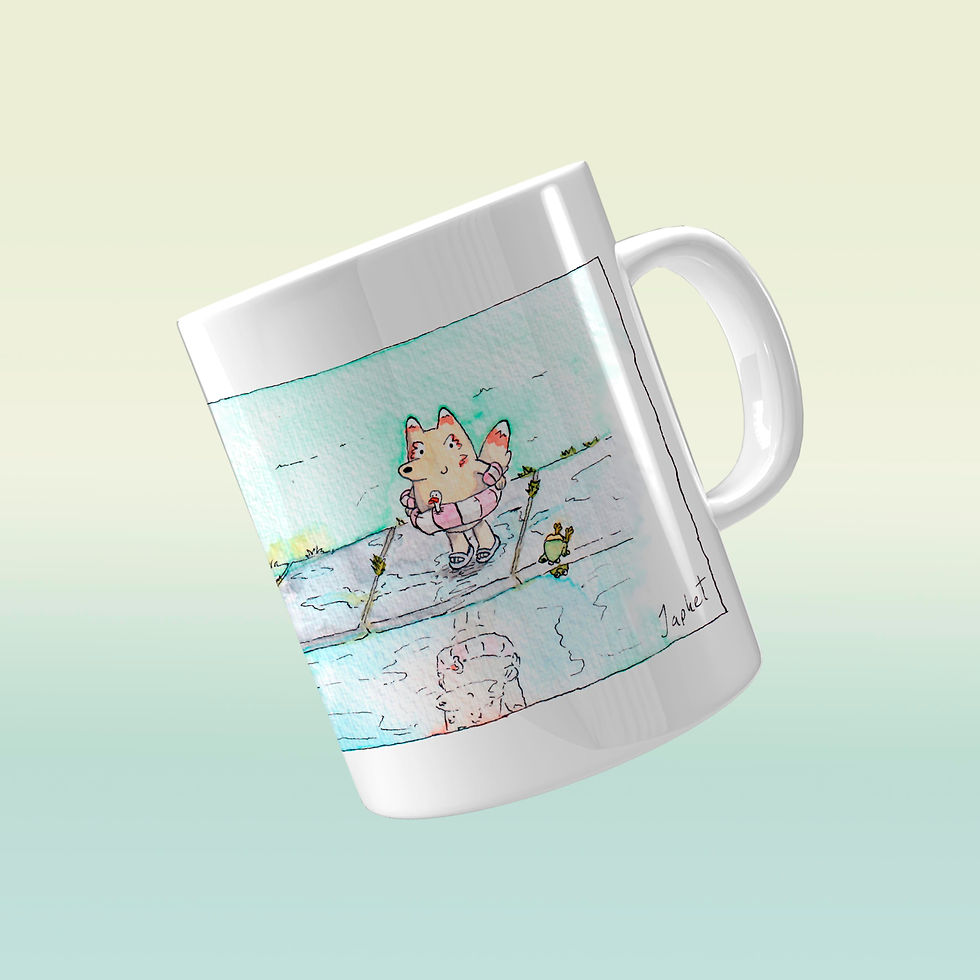 Miniatura: Taza con ilustraciones