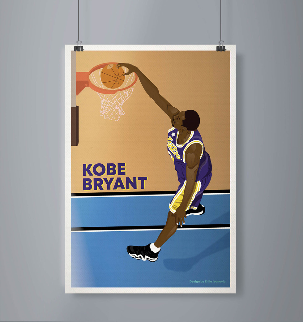 Poster Design by Zhillmatic - Kobe Bryant 8 All Star