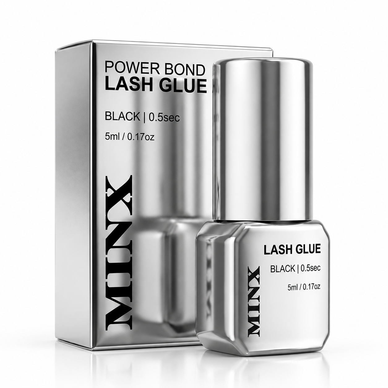 Lash Glue Power Bond Black 0.5 seconds, 5ml