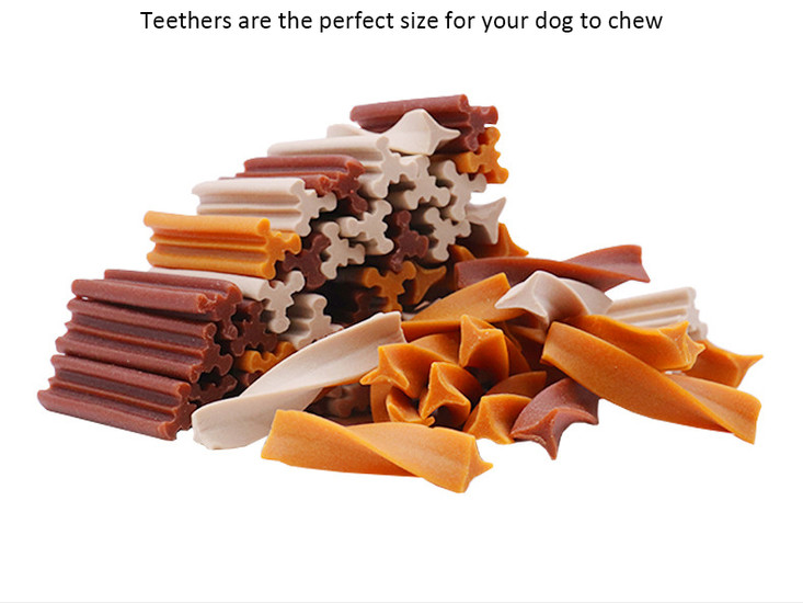 3. 🦷 Dog Teething Sticks – Mixed Flavor Dental Treats for Adult Dogs (120g)