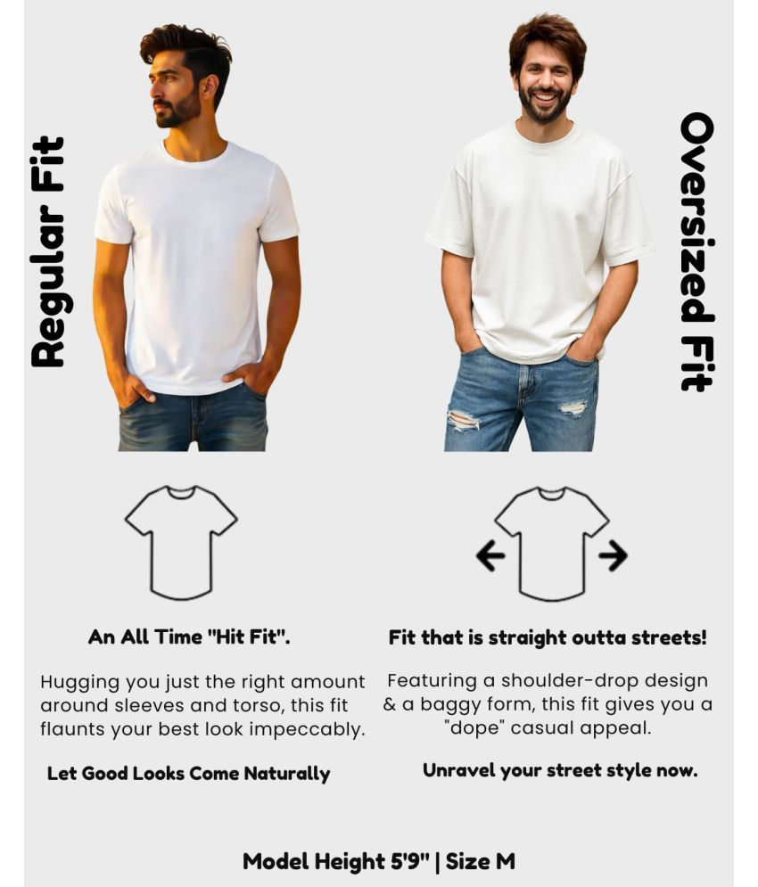 Thumbnail: Size chart Oversized t-shirts vs Regular t-shirts