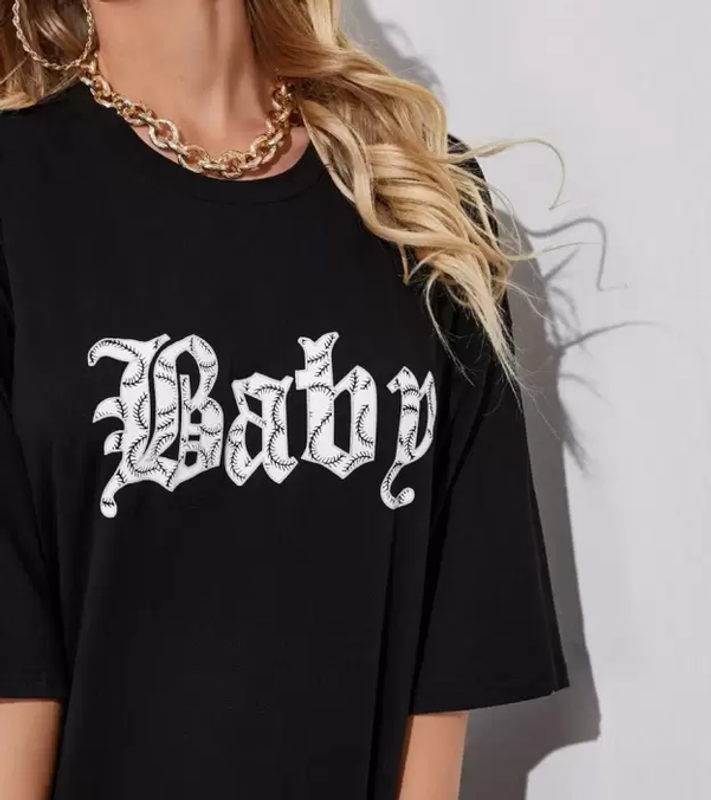 Thumbnail: Baby Oversized Cotton Tshirts for Women