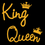 Thumbnail: King & Queen Couple Cotton Tshirts