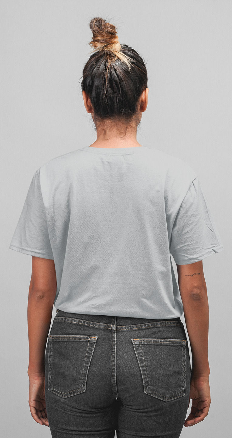 Thumbnail: Boyfriend Fit Tshirt Back View