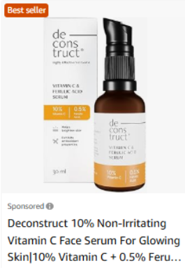 deconstruct vitamin c serum