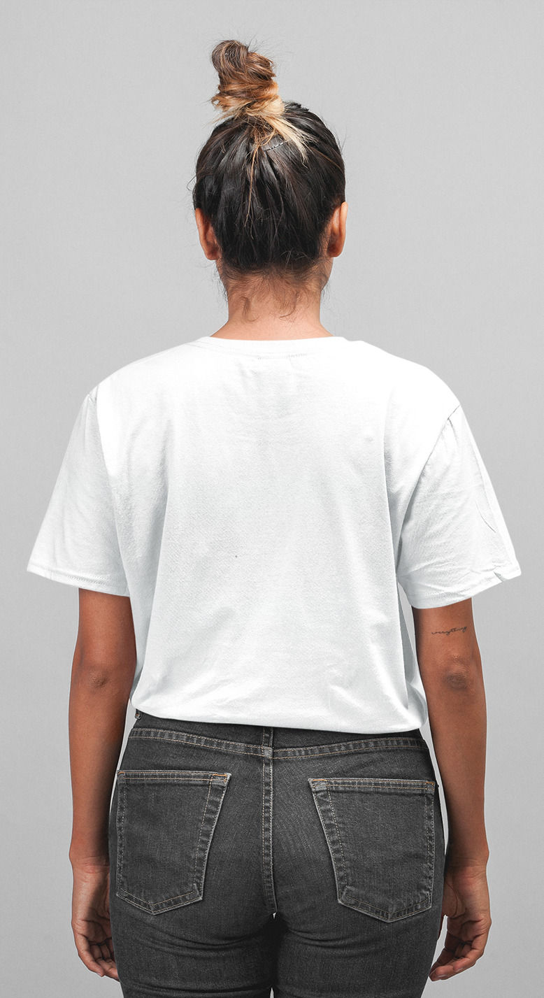 Thumbnail: Boyfriend Fit Tshirt Back View