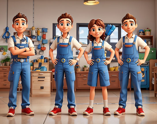 3D_Animation_Style_create_an_image_of_5_Appliance_technicians