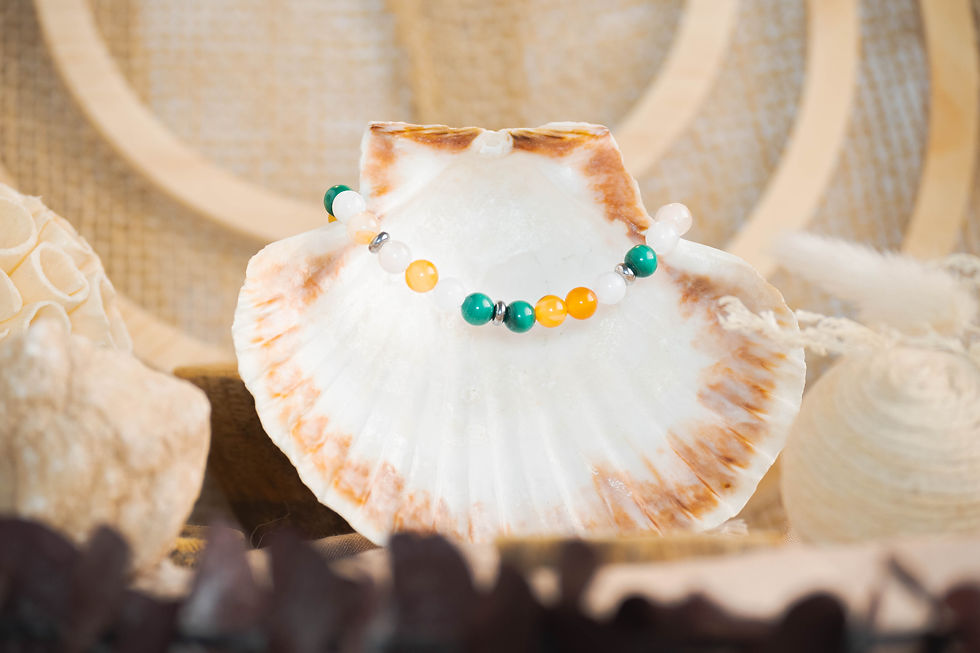 modèle de bracelet femme "endométriose et menstruations douloureuses"