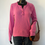 Thumbnail: J. Crew Pink Ribbed Button Henley – Size Large
