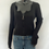 Thumbnail: Pink Republic Black Ribbed Zip-Up Sweater Size XL