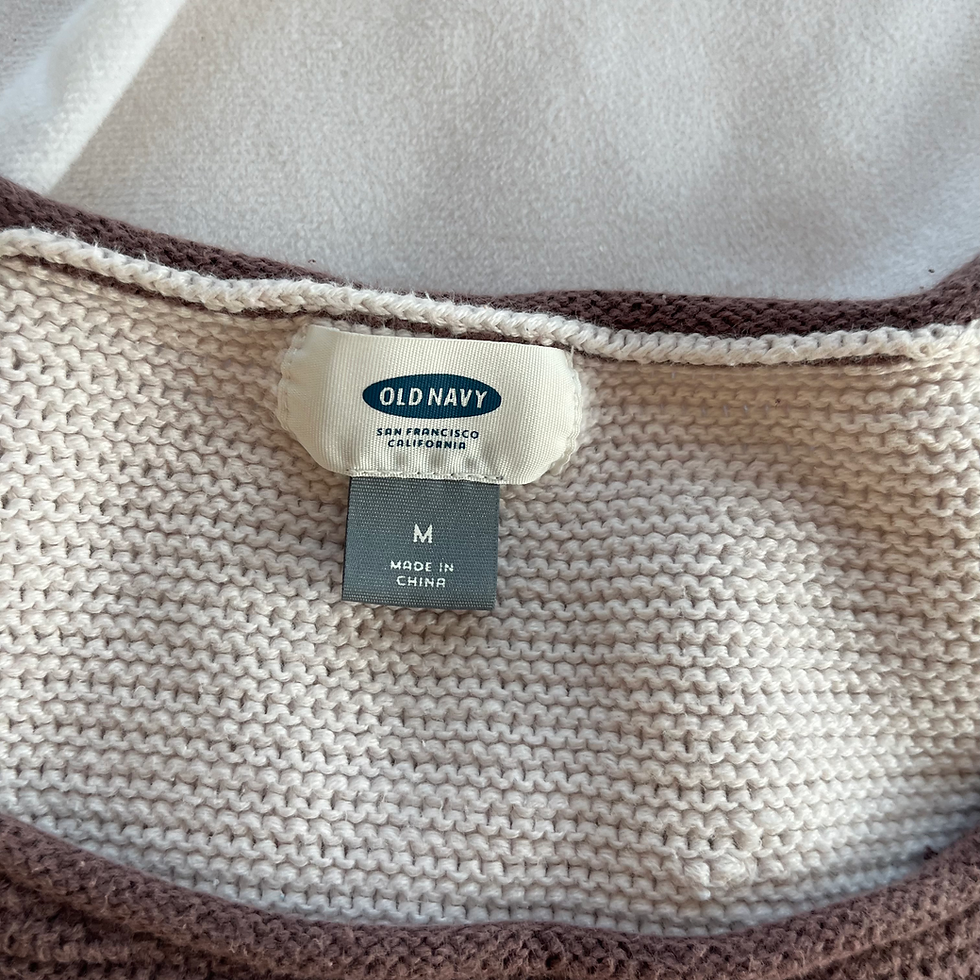 Thumbnail: Old Navy Striped Crewneck Sweater – Size M