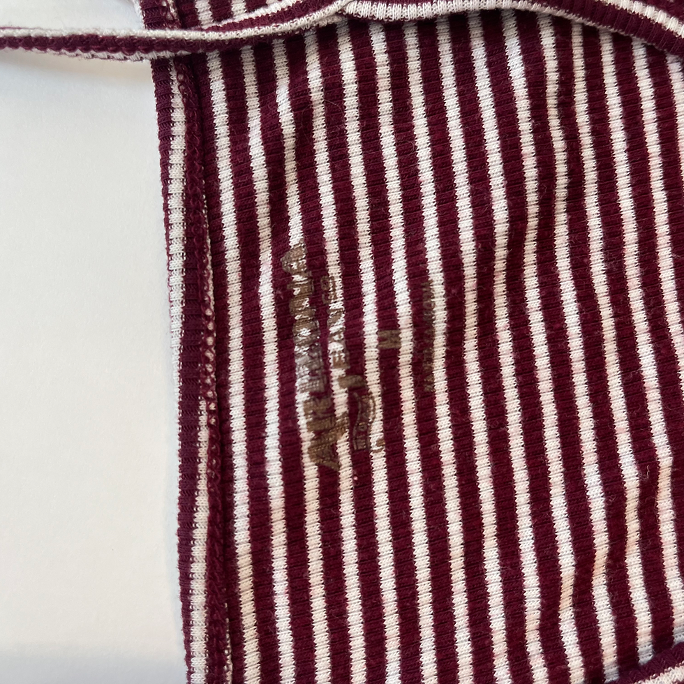 Thumbnail: Arizona Jeans Ribbed Striped Tank Size M