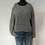 Thumbnail: Nanette Lepore Gray Textured Knit Floral Sweater – Size L