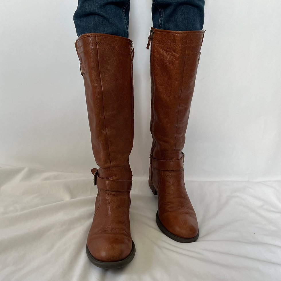Thumbnail: Franco Sarto Sleek Tall Boots – Size 8.5