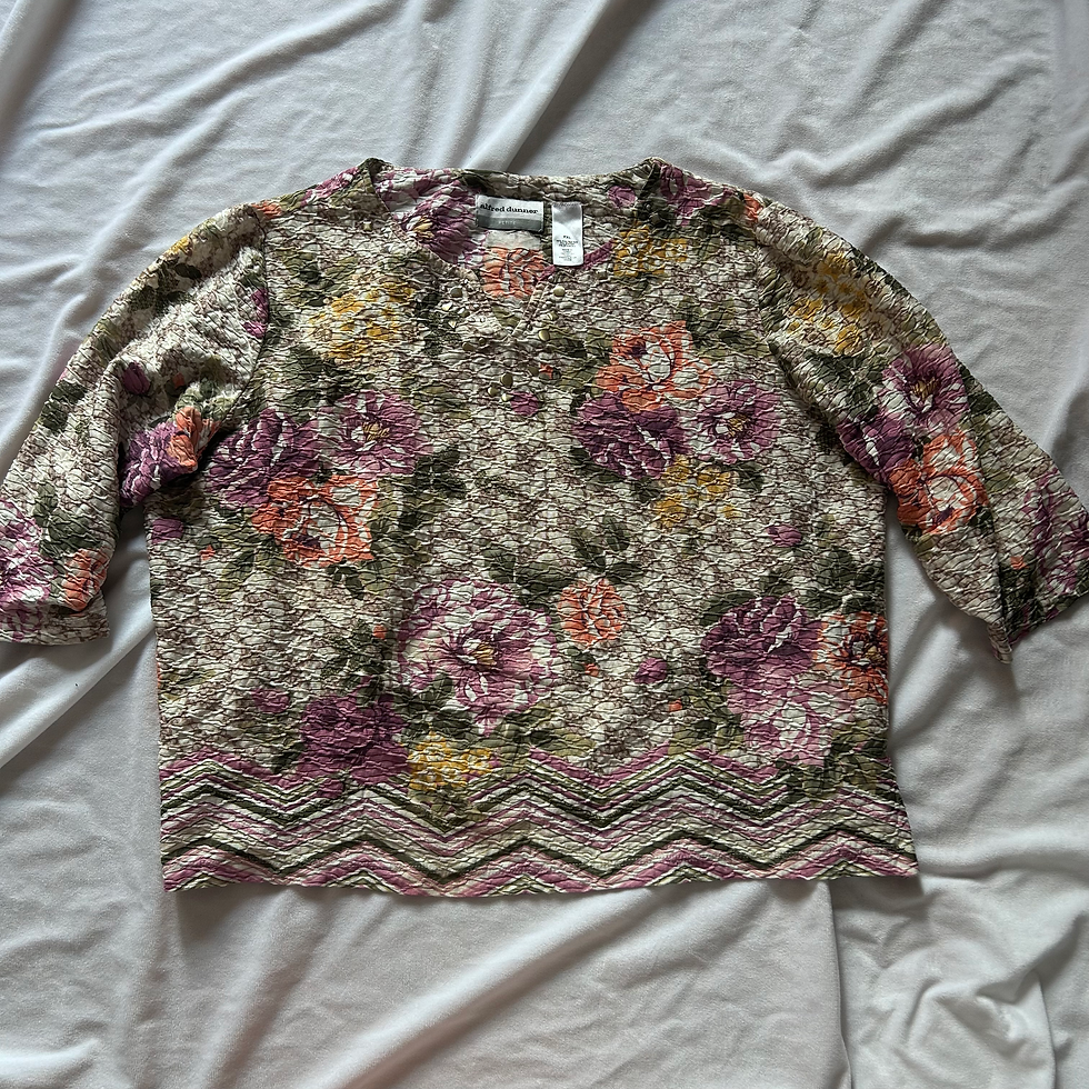 Thumbnail: Alfred Dunner Floral Top – Petite XL