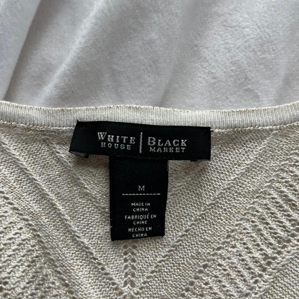 Thumbnail: White House Black Market Textured Knit Dolman Sweater – Size M