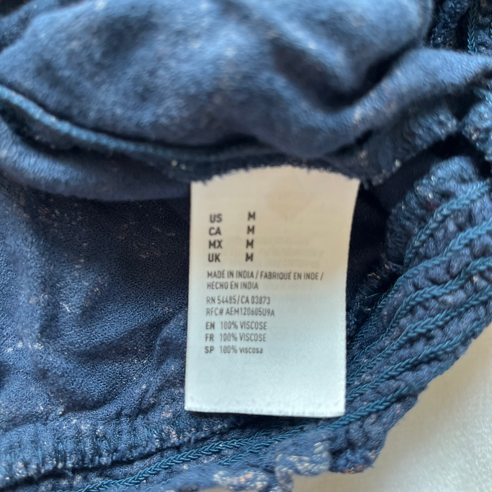 Thumbnail: American Eagle Paisley Surplice Blouse Size M