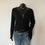 Thumbnail: Harper & Ivy Black Button-Up Henley Sweater – Size L