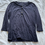 Thumbnail: Talbots Navy Button-Front Knit Top – Size Medium