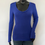 Thumbnail: Derek Heart Royal Blue Thermal Long Sleeve – Size XS